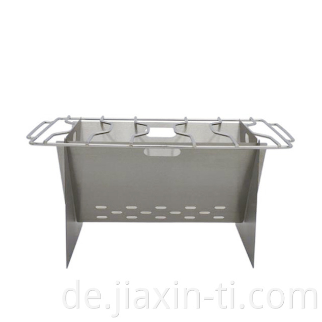 titanium BBQ grill